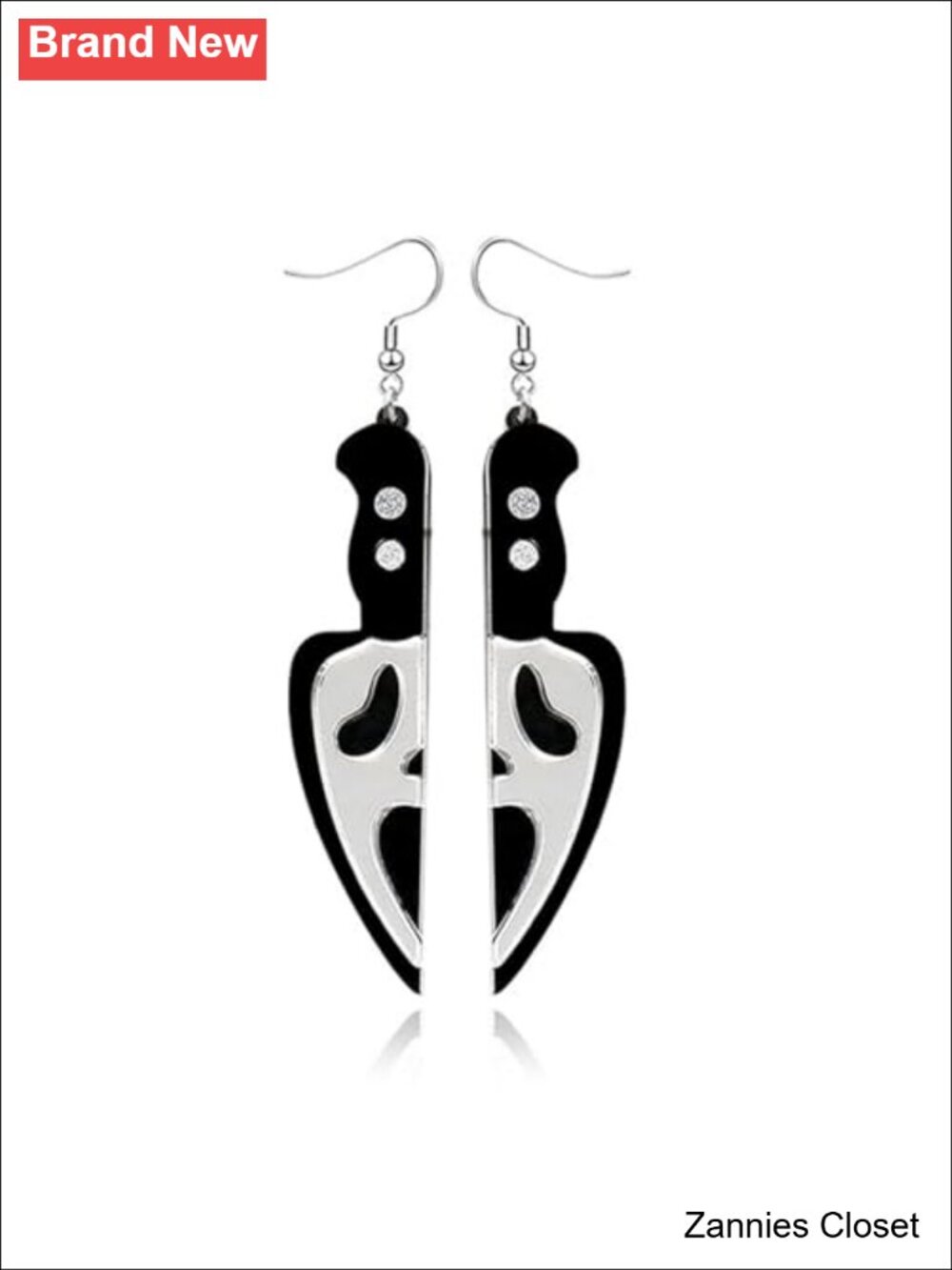 👻 Halloween Drop Dangle Earrings Acrylic Pumpkin Ghost Skull Cat Spider